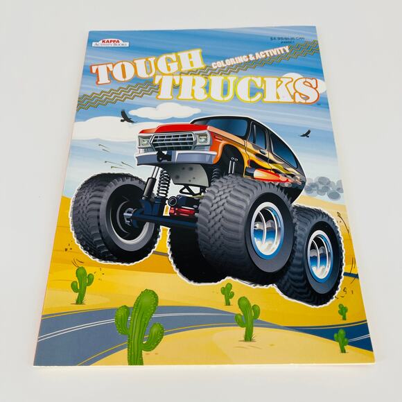 Tough Trucks Coloring & Activity Book - New / Unused - Picture 2 of 13